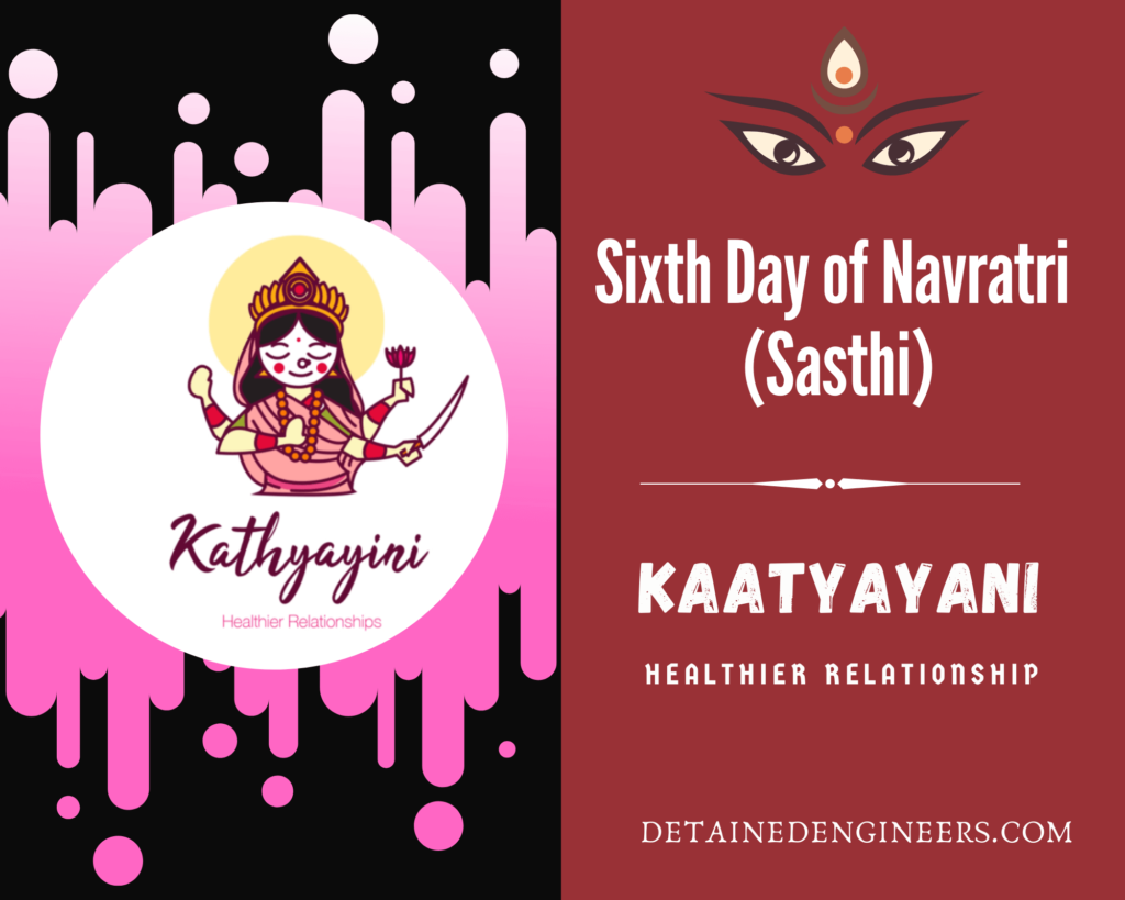 Kaatyayani avatars of the Goddess Durga