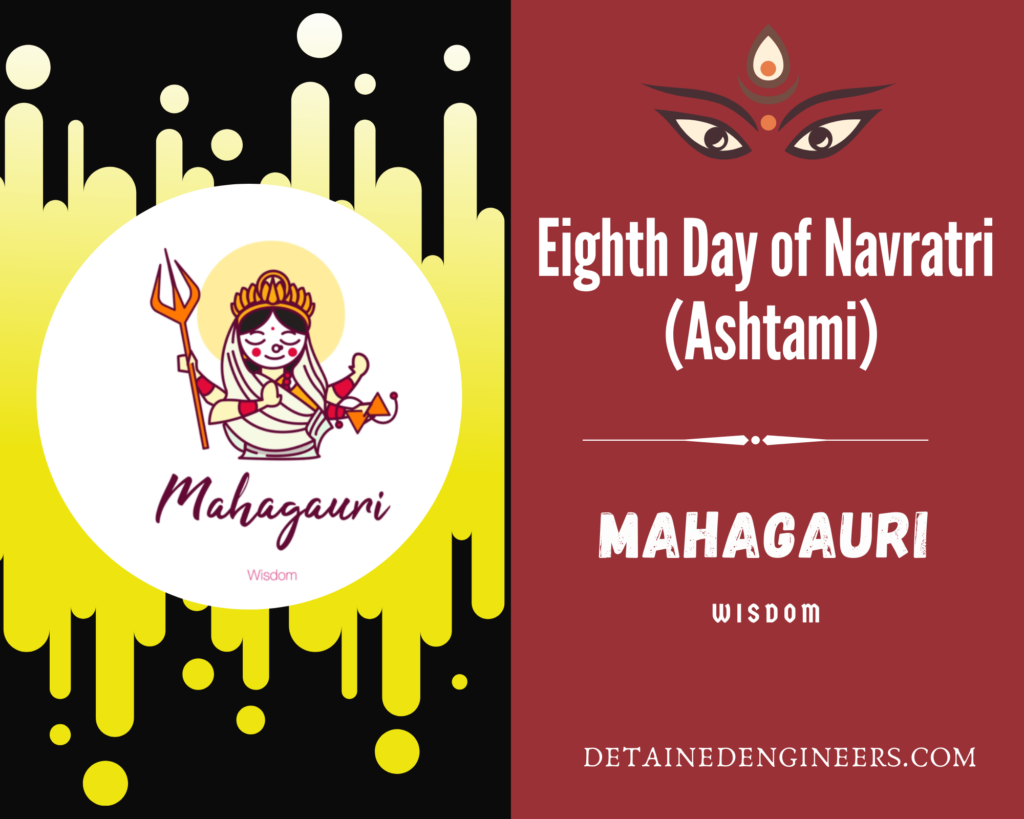 Mahagauri avatars of the Goddess Durga